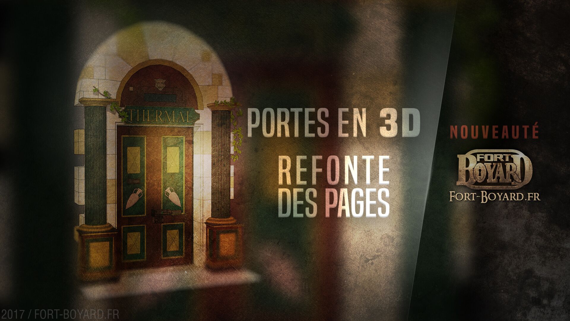 Refonte des pages - Portes en 3D