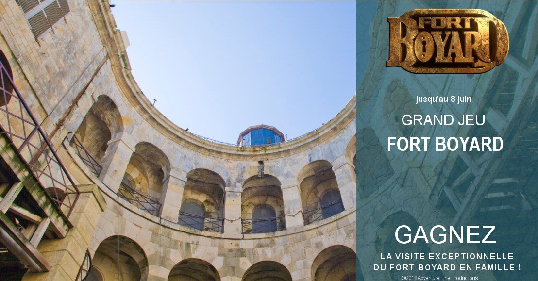 Un jeu-concours pour gagner une visite du fort !