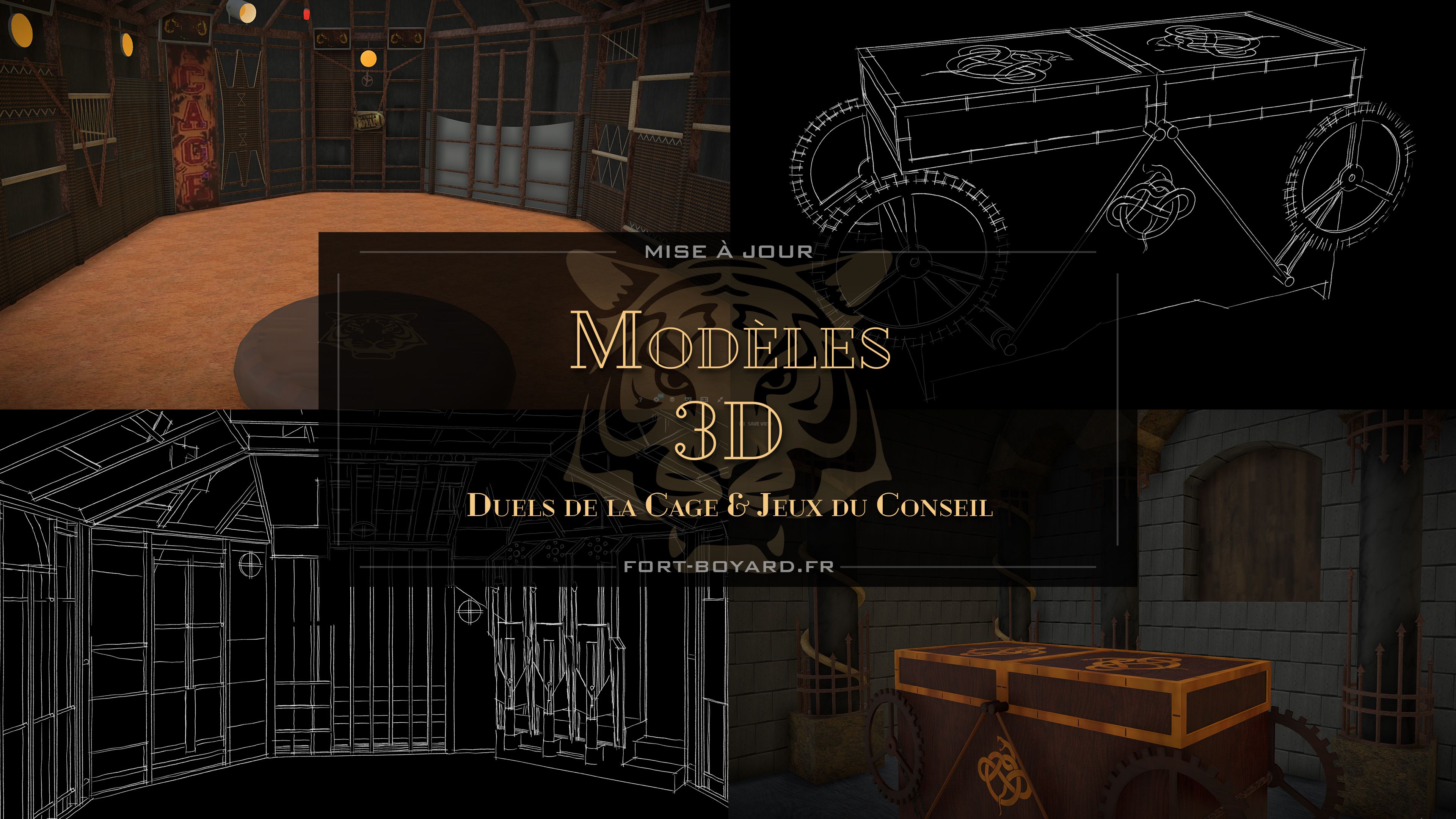 De nouveaux modèles 3D