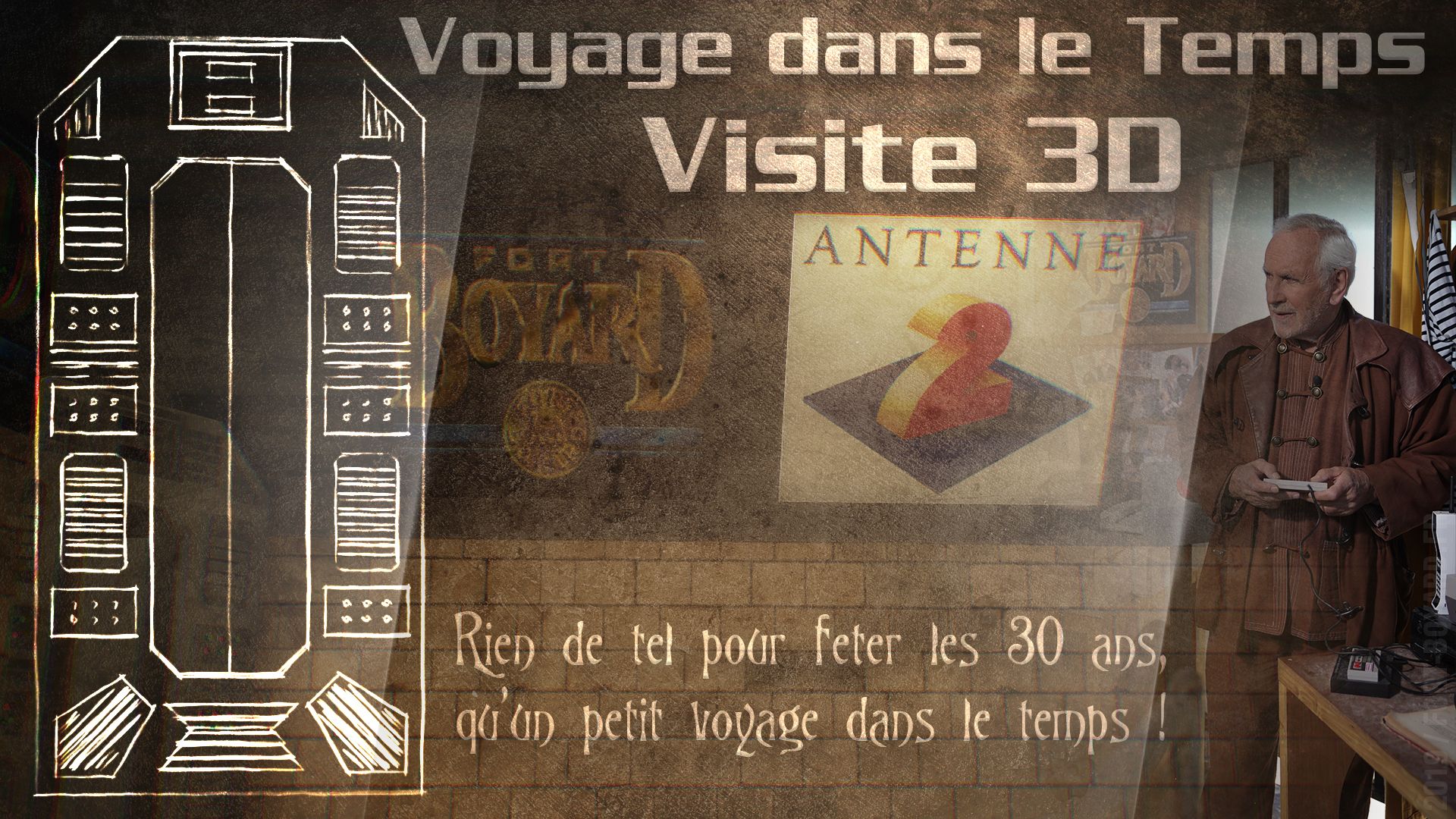 MAJ Visitez le décor du Voyage dans le Temps en 3D