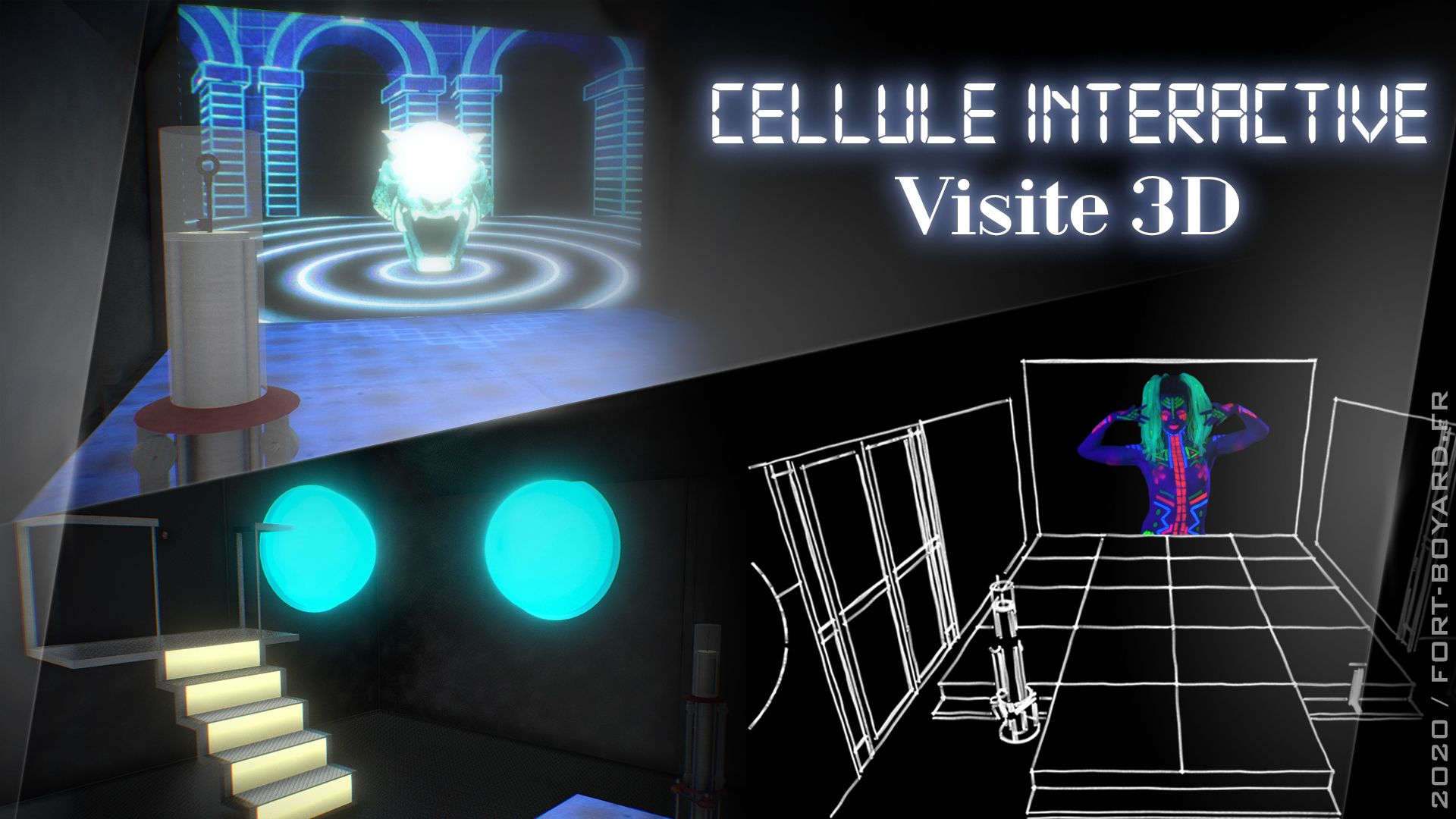 Visitez le décor de la Cellule Intéractive en 3D