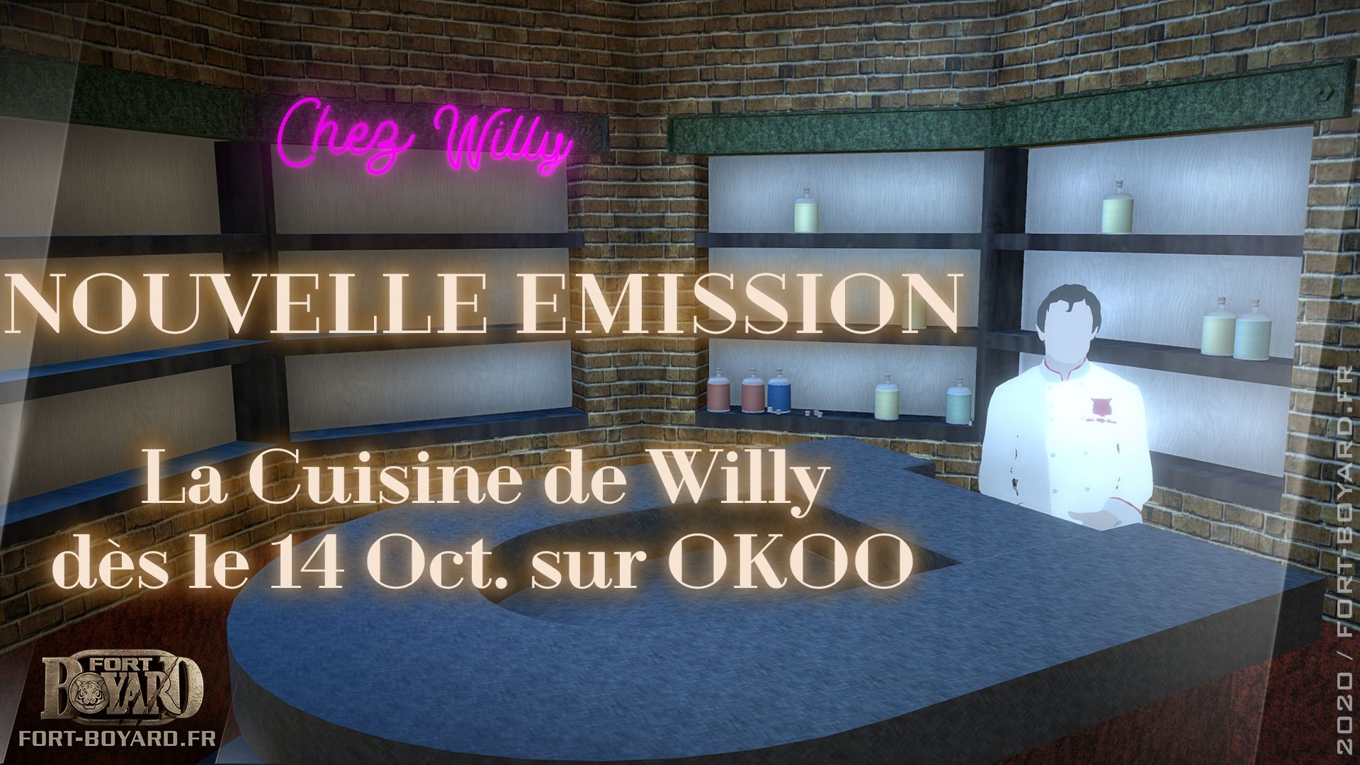 [Saison 2020] MAJ Nouvelle émission : La Cuisine de Willy sur Okoo