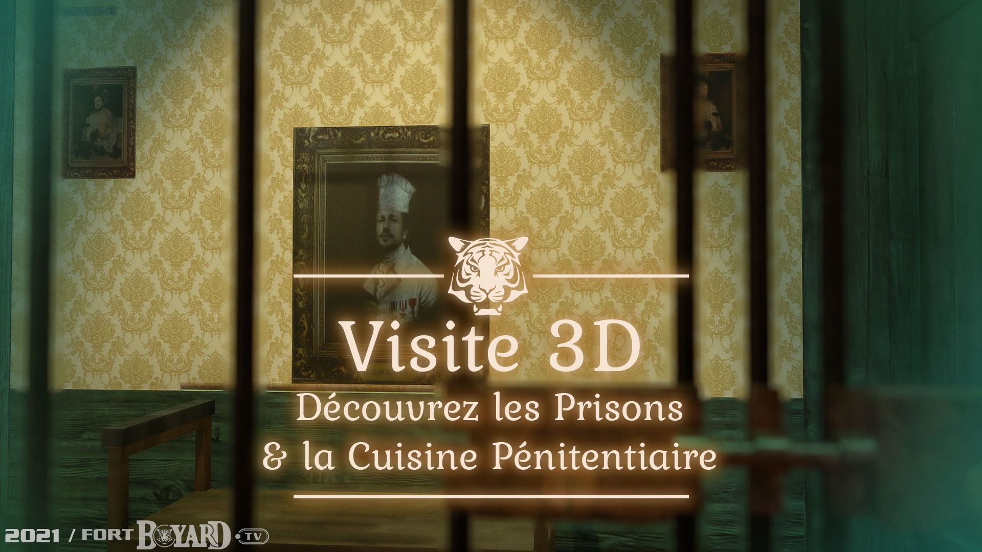 Visitez le décor des Prisons et de la Cuisine Pénitentiaire en 3D