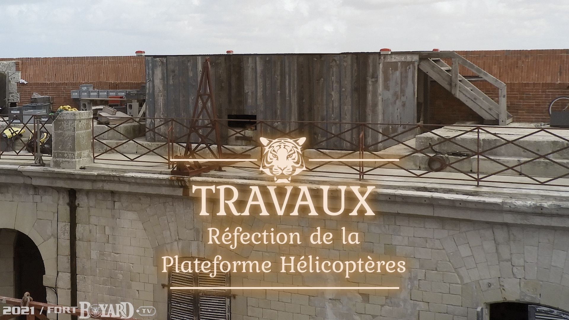 Réfection de la plateforme hélicoptères