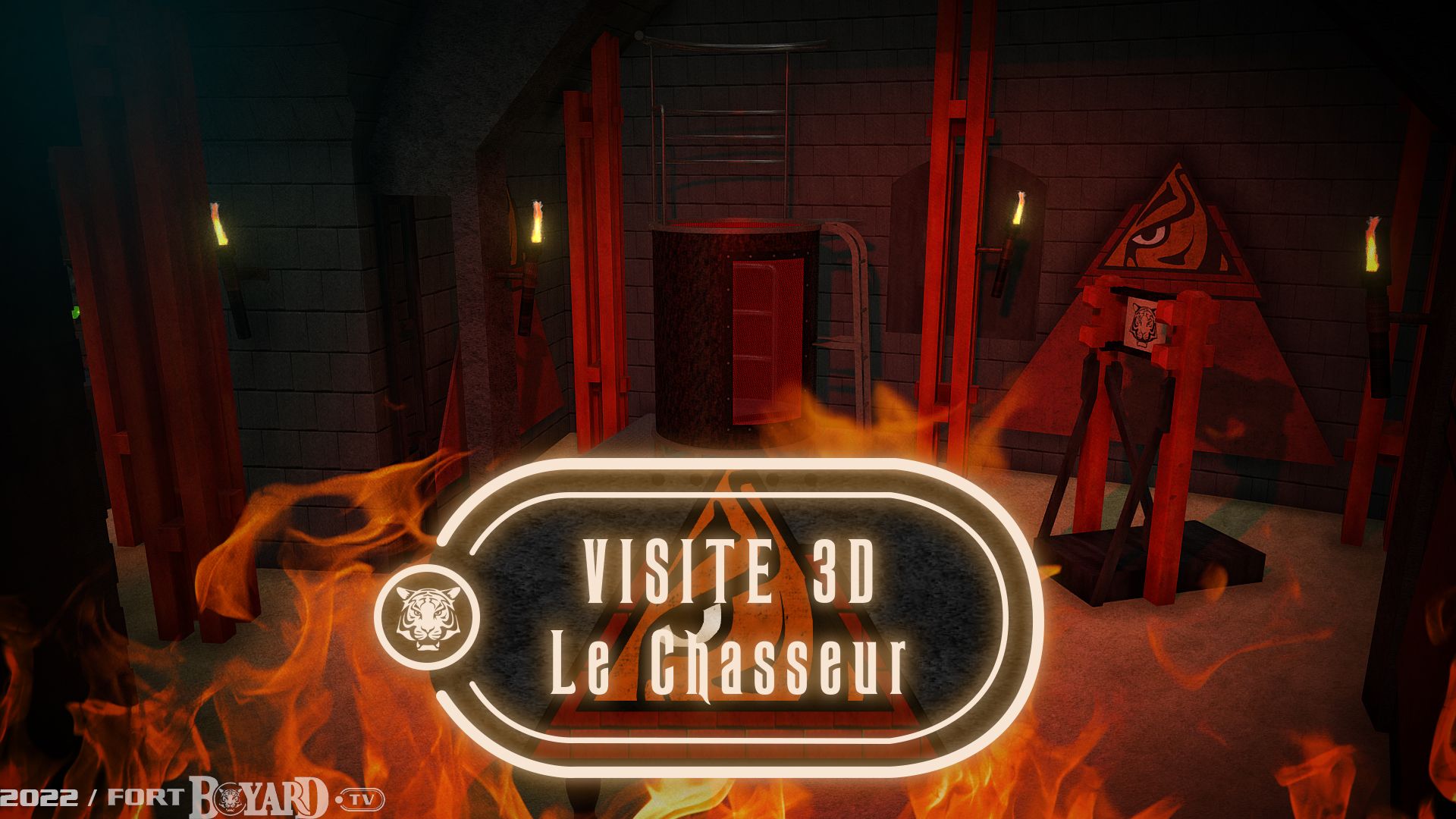 Visitez le décor de l'épreuve du Chasseur 2022 en 3D