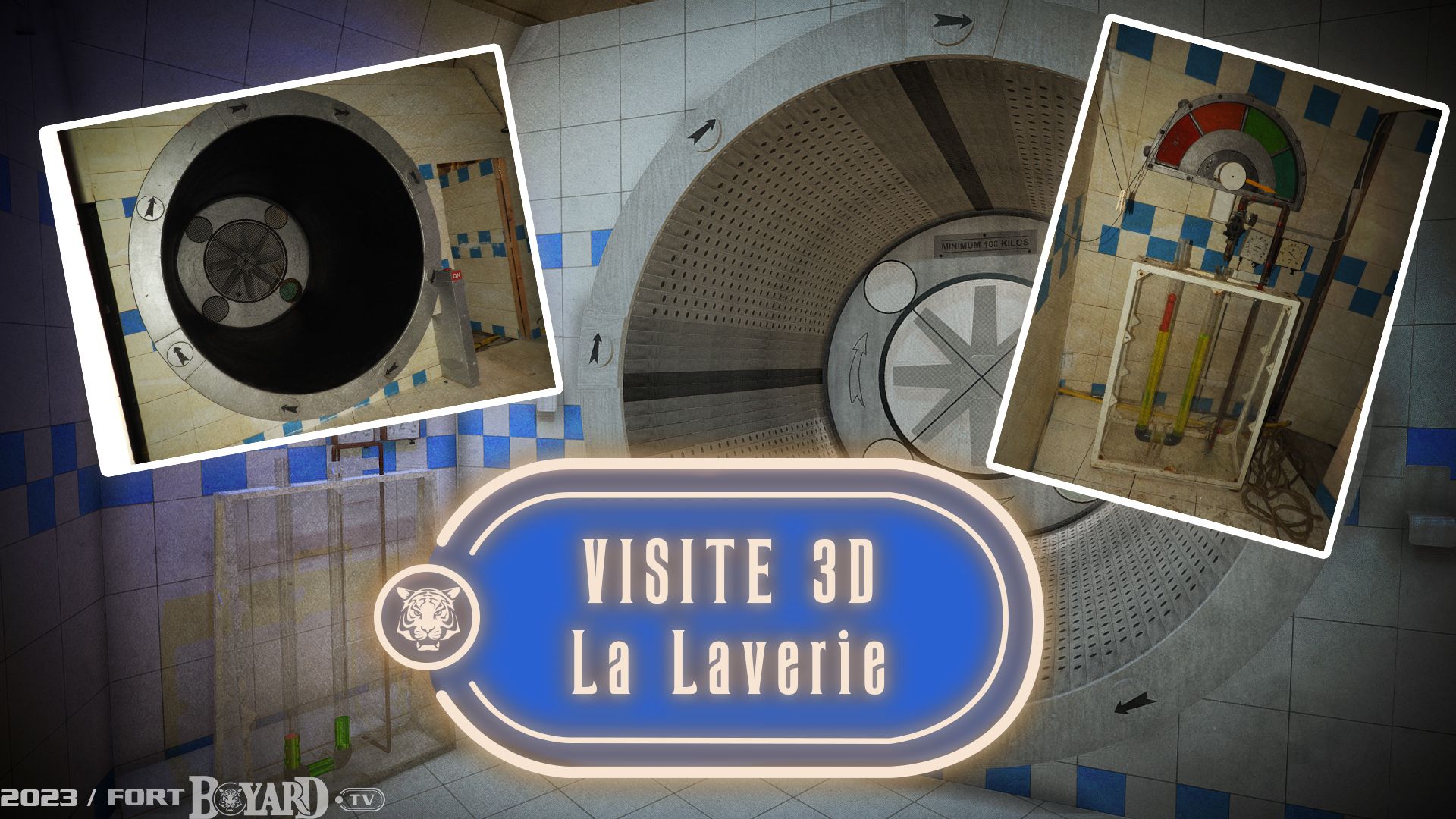 Visitez les différents décors de l'épreuve de la Laverie en 3D