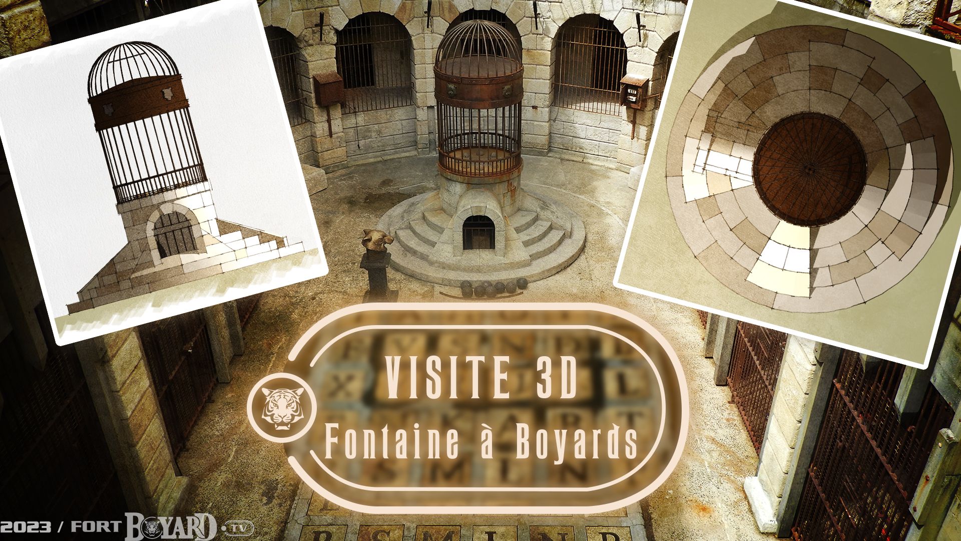 Visitez la Fontaine à Boyards en 3D