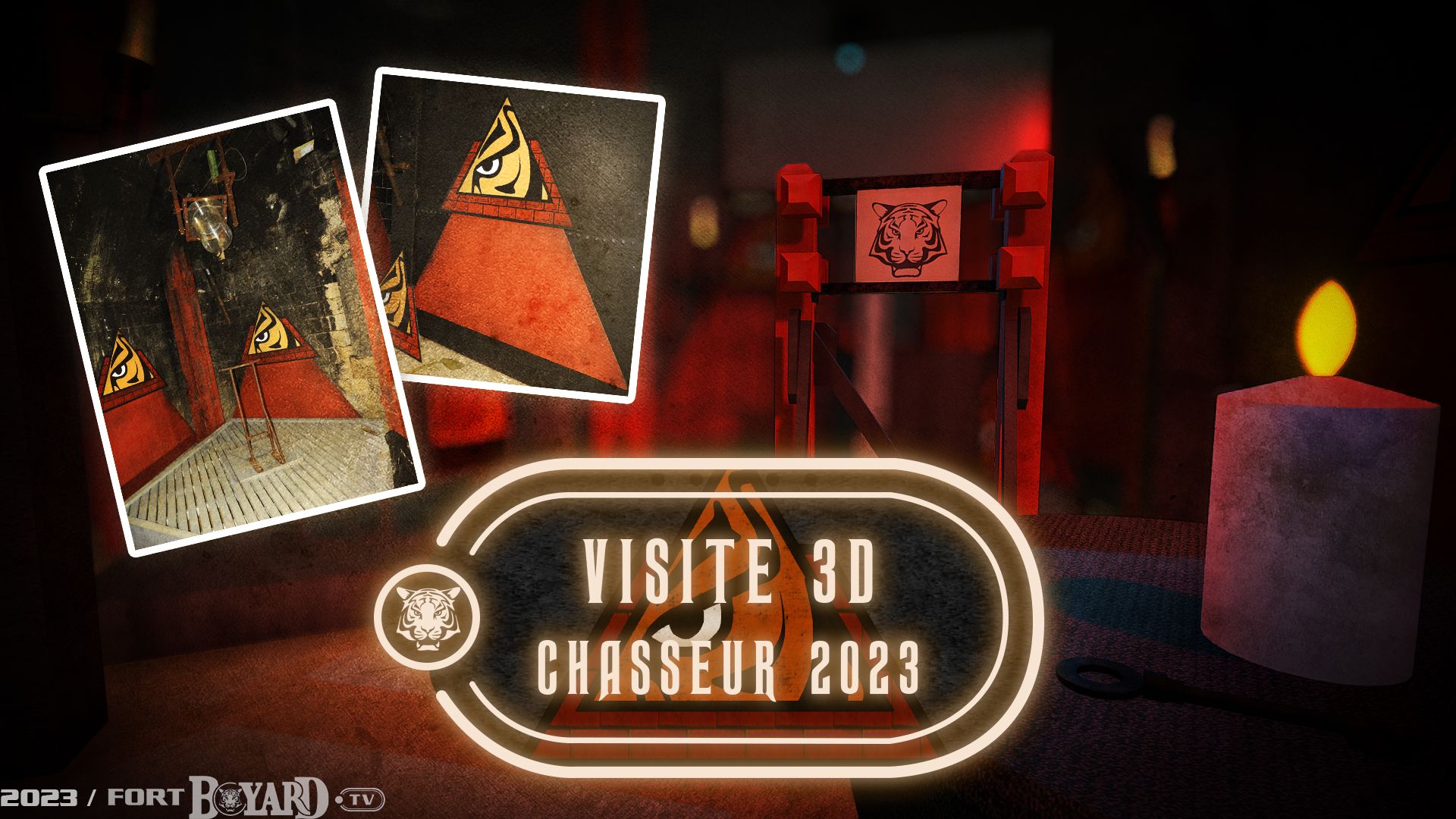 Visitez le décor de l'épreuve du Chasseur 2023 en 3D