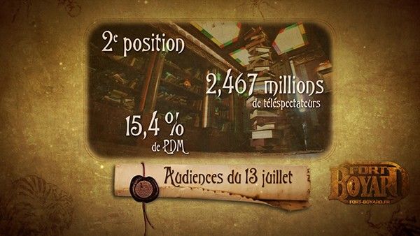 Audiences : Émission du 13 juillet 2013