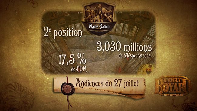 Audiences : Émission du 27 juillet 2013