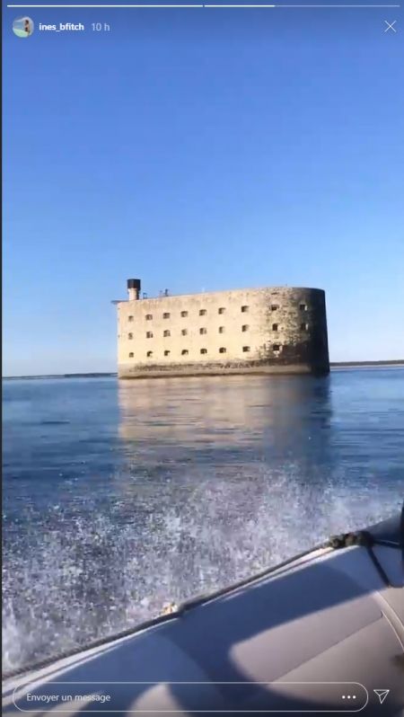 Arrivée au fort en zodiaque