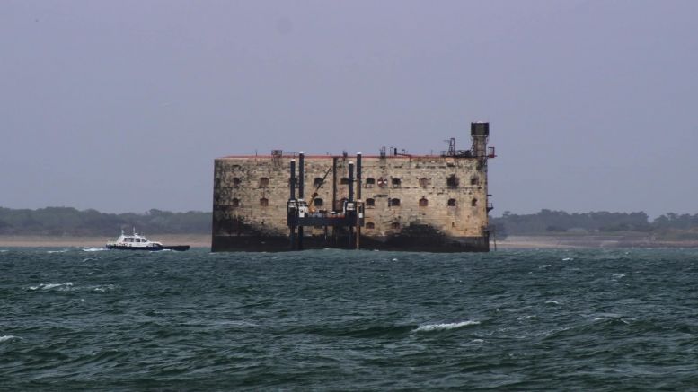 Le fort vu depuis Oléron
