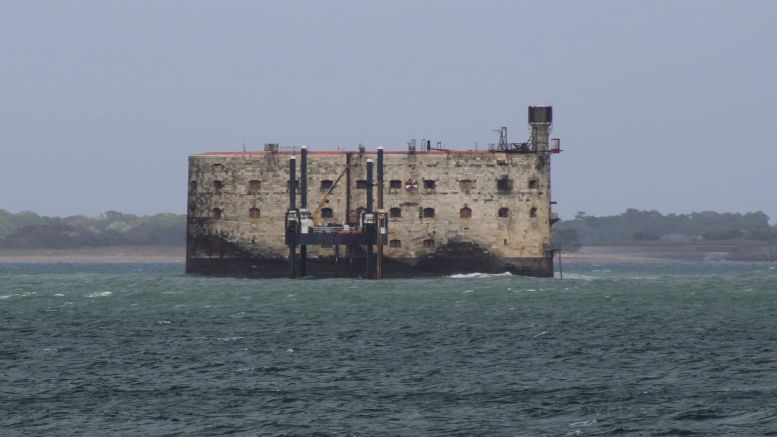 Le fort vu depuis Oléron