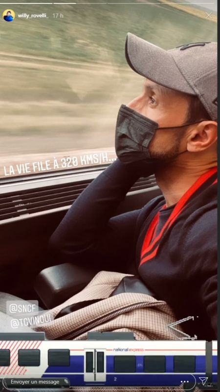 Willy Rovelli dans le train direction le fort