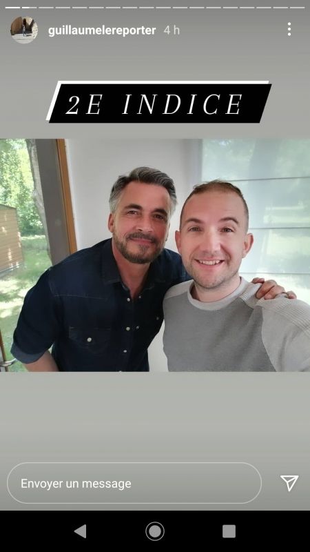Un journaliste en compagnie d'Olivier Minne