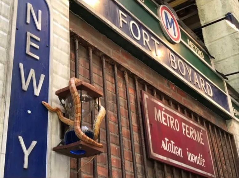 La porte d'entrée du métro du fort