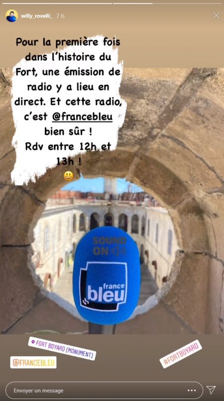 Willy en direct du fort