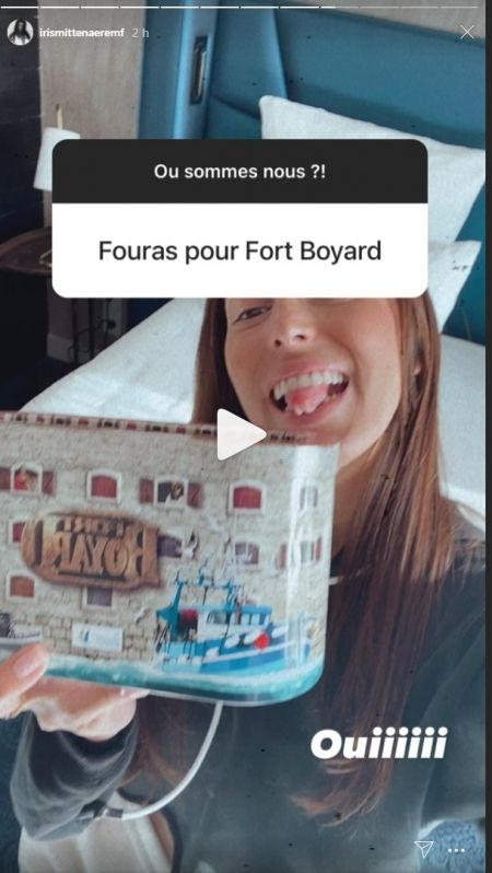 Iris Mittenaere est arrivée à l'hôtel