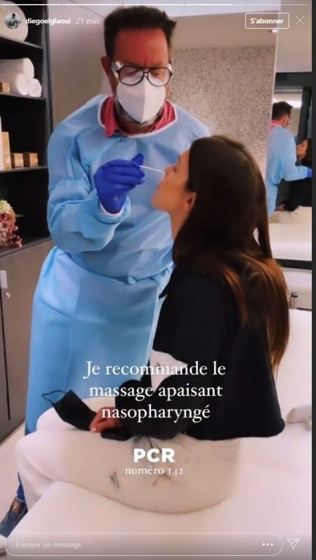 Test PCR pour Iris Mittenaere