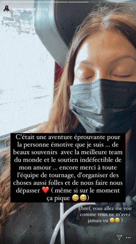 Iris Mittenaere rentrant du fort