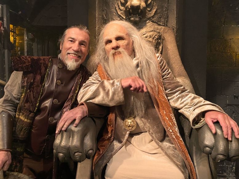 Serge Avril et le Père Fouras
