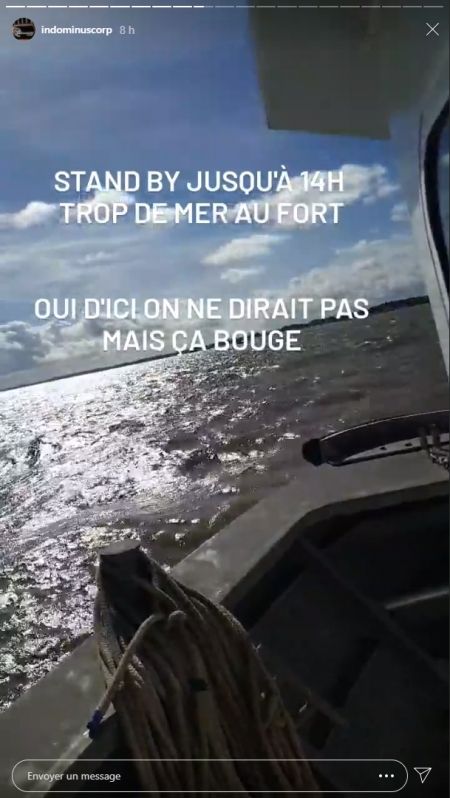 Vincent Lagaf a rapporté son matériel pour les tournages.