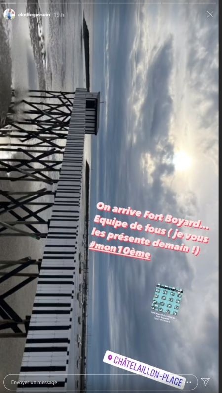 Dans le bateau pour le fort