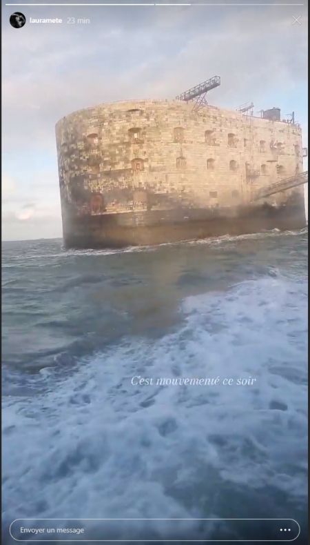 La mer est agitée en cette fin de journée
