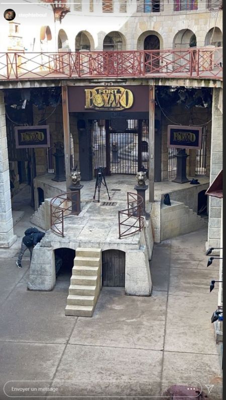 La cour intérieure du fort encore bien calme