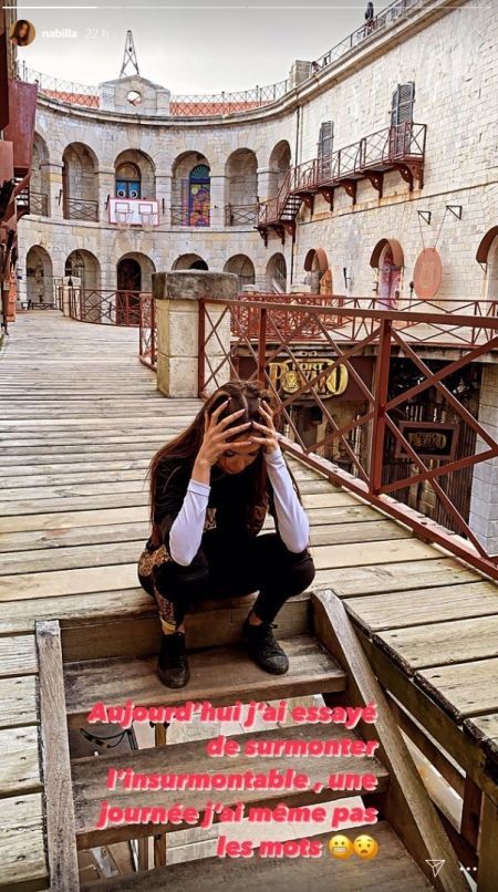 Nabilla sur le fort