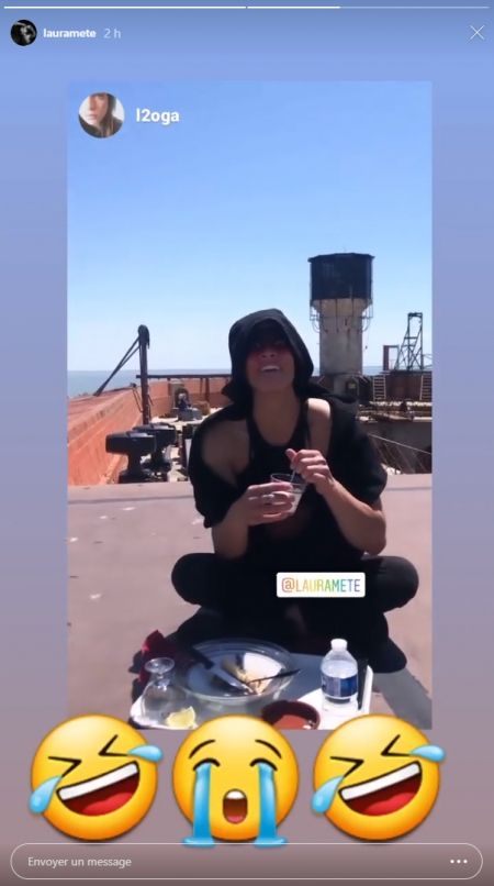 Pause en terrasse pour Lady Boo