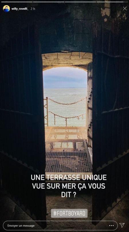 Vue depuis l'accès au carrelet