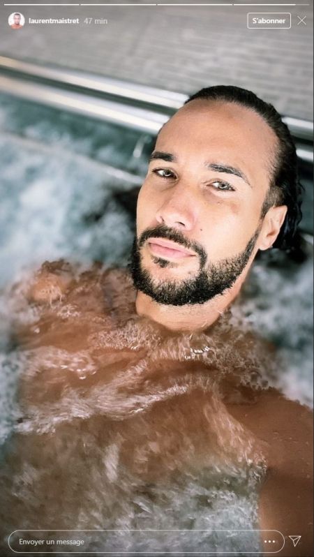 Laurent Maistret au spa de l'hôtel