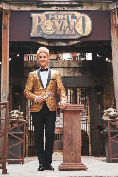 Cyril Gossbo sur le tournage de "Slaïme Kids" pour la plateforme Okoo