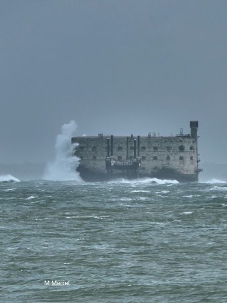 Tempête sur le fort le 8 avril
