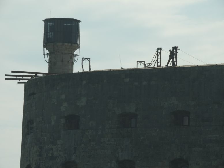 Le fort le 21 avril 2022