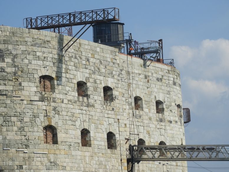 Le fort le 21 avril 2022