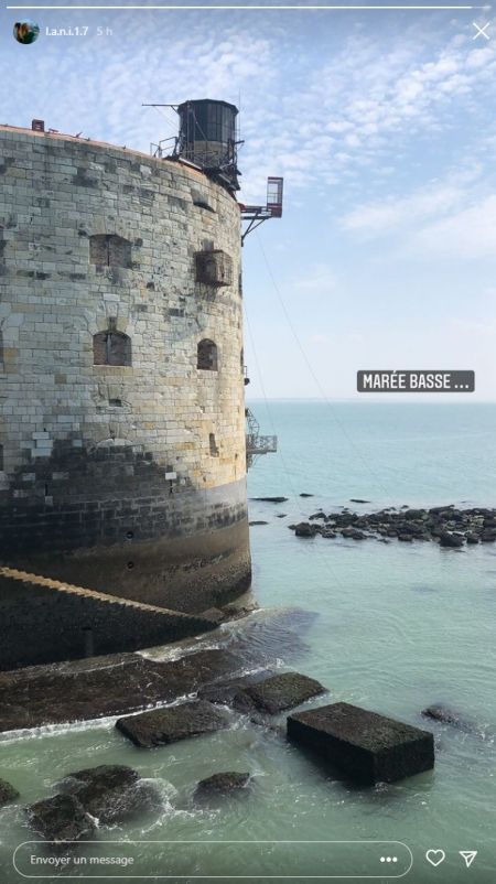 Le fort à marrée basse
