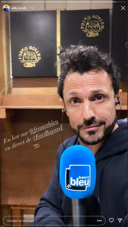 Willy animera son émission de radio depuis le fort