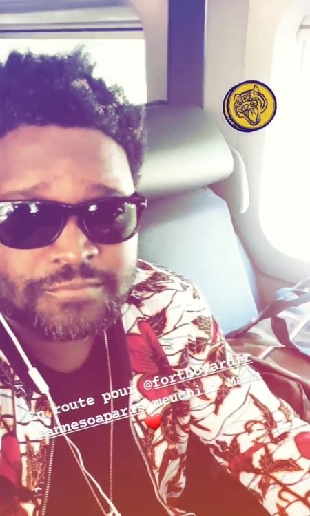 Edgar-Yves dans le train direction La Rochelle