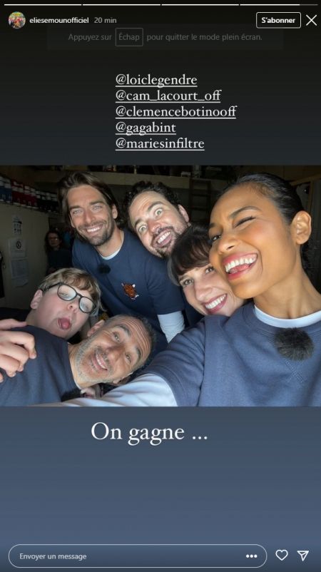Pause pendant le tournage