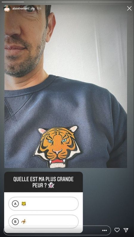 Alain Bernard dans sa tenue