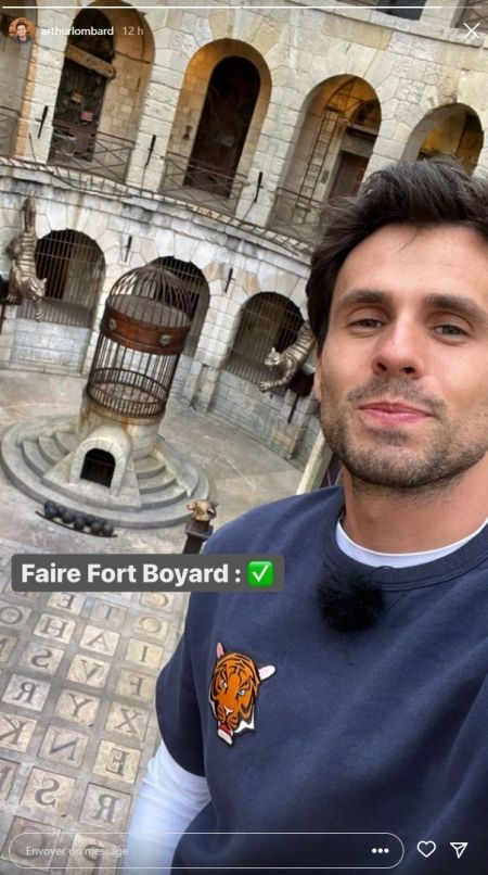 Arthur Lombard sur le fort