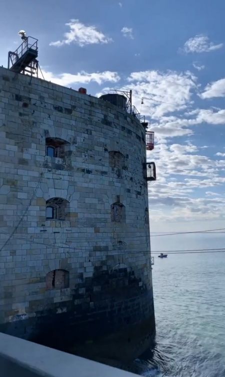 Arrivée sur le fort