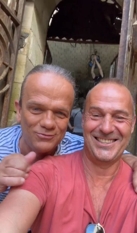Roger Erhart en visite sur le fort