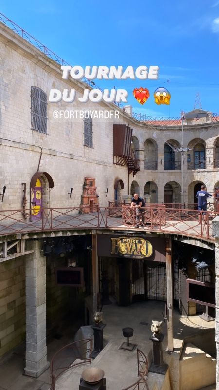 Emilie Broussouloux sur le fort