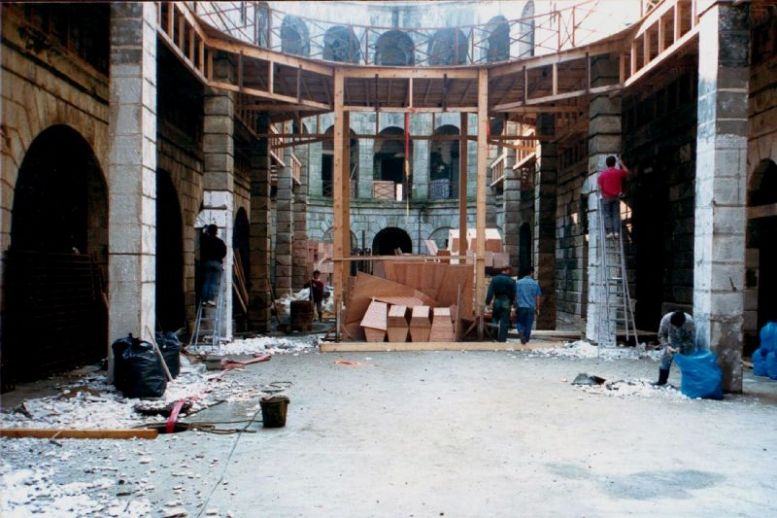 La Salle du trésor en construction