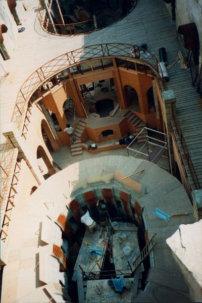 La Salle du trésor en construction