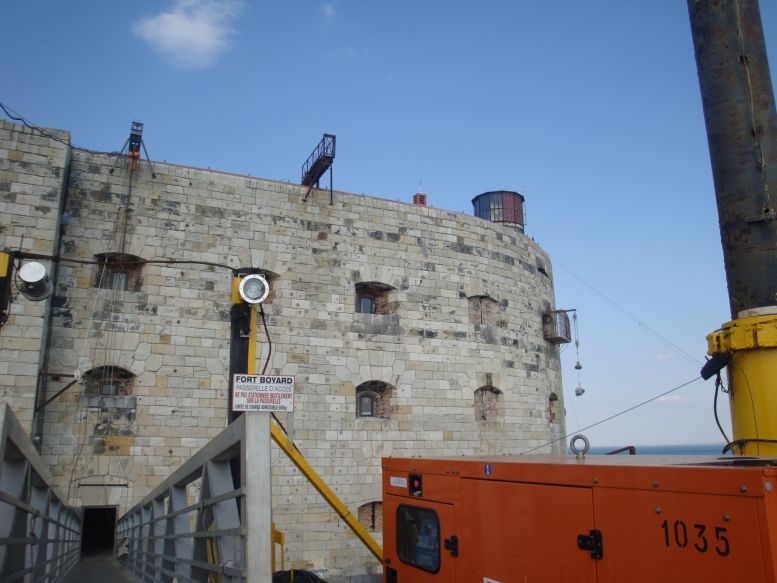 Le fort vu de la plate-forme