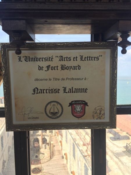 Élément de la vigie de #FortBoyard occupée par @FrancisLalanne1